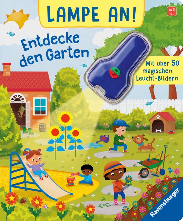 Produktbild Ravensburger Lampe an! Entdecke den Garten (Deutsch, Ines Foje, 2023)