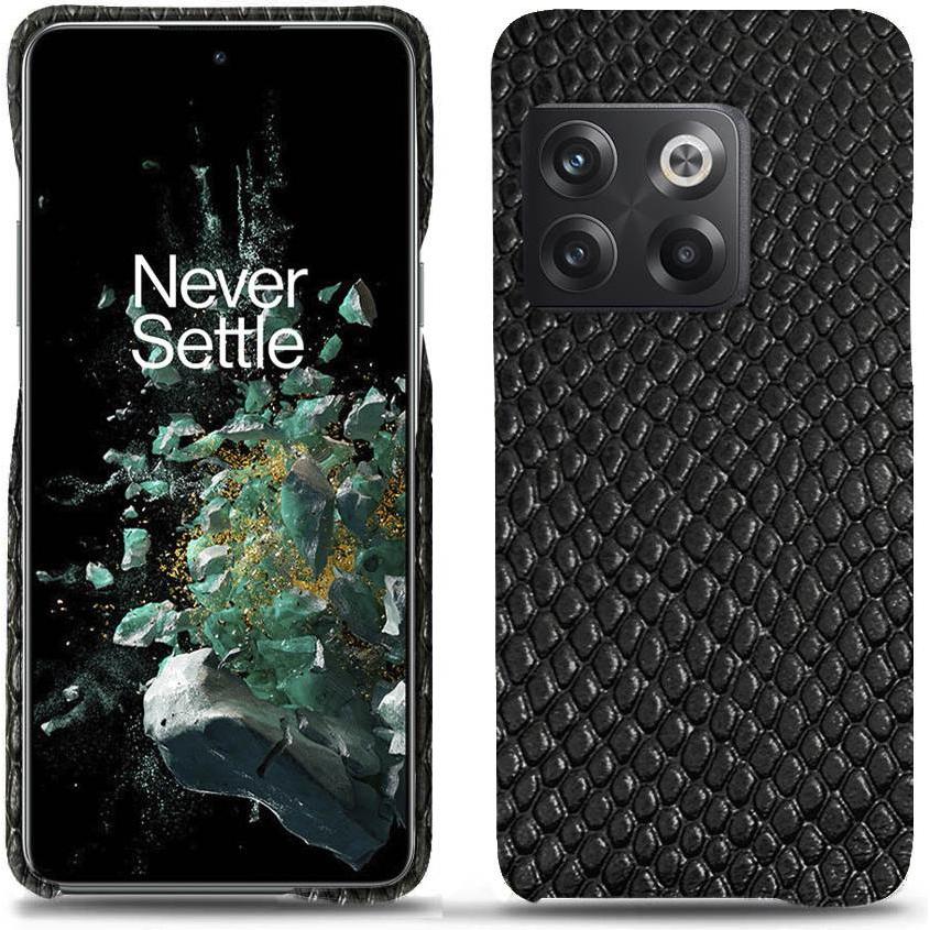 Noreve Lederschutzhülle (OnePlus 10T), Smartphone Hülle, Schwarz