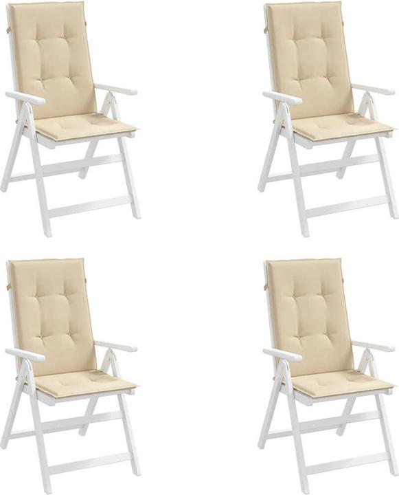 Produktbild vidaXL Gartenstuhlauflage für Hochlehner (120 x 50 cm)