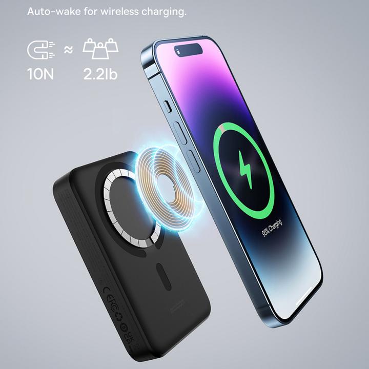 Image du produit Baseus Fast Charge Power Bank 10000mAh 30W Noir (10000 mAh, 30 W, 23.10 Wh)