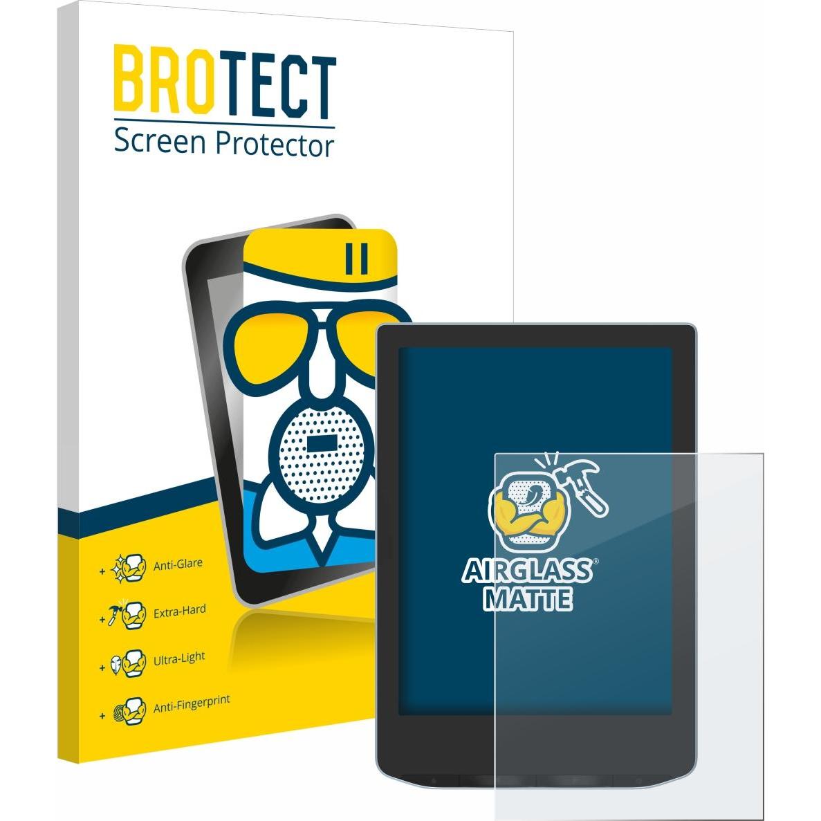 BROTECT AirGlass Panzerglasfolie Matt, eReader Zubehör, Grau