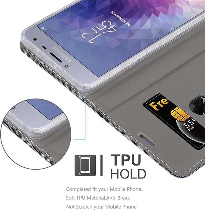 Actual product image Cadorabo Book Jeans Optics Cover (Samsung Galaxy J4 (2018))