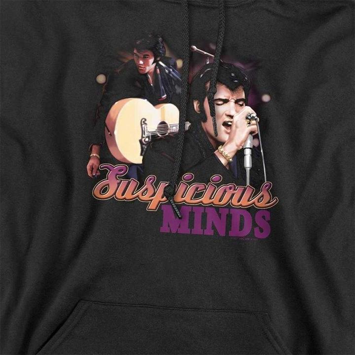 Produktbild Elvis Suspicious Minds Kapuzenpullover (XXL)