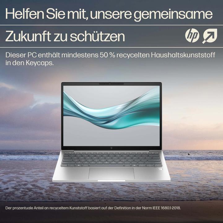 Actual product image HP EliteBook 630 13.3 inch G11 Notebook PC, Intel Core Ultra 5, 33.8 cm (13.3"), 1920 x 1200 pi (13.30", 256 GB, 8 GB, DE, Intel Core Ultra 5 125U)