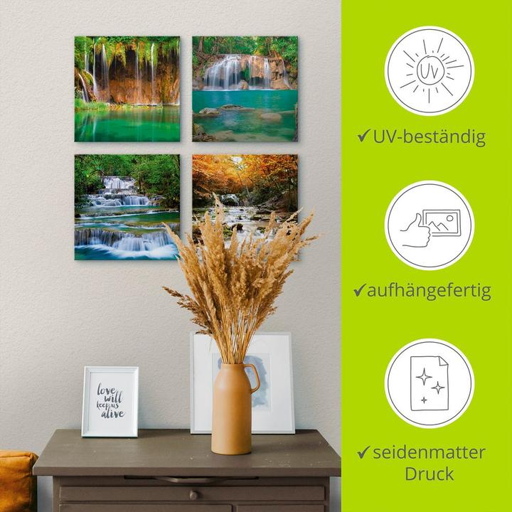 Immagine prodotto Artland Bellissima cascata nella foresta J5FV (30 x 30 cm)