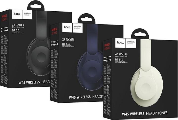 Actual product image Hoco W45 (No noise cancellation, 46 h, Wireless)