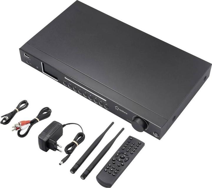 Produktbild Renkforce RF-DAB-IR1702 Internet CD-Radio DAB+, FM, Internet CD, Bluetooth®, DLNA, WLAN, Internetradio Inkl. (DAB+, FM, Internetradio, Bluetooth, WLAN)