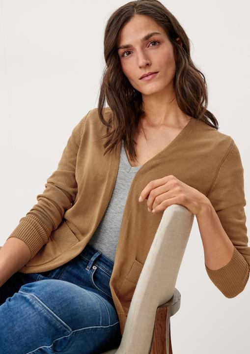 Produktbild s.Oliver Strickjacke Strickjacke aus Viskosemix (38)