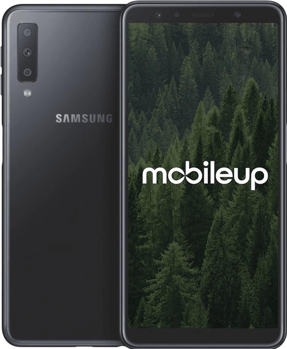 Produktbild mobileup Samsung Galaxy A7 (2018) (64 GB, Schwarz, 6", 24 Mpx, Single SIM, C / Gut)