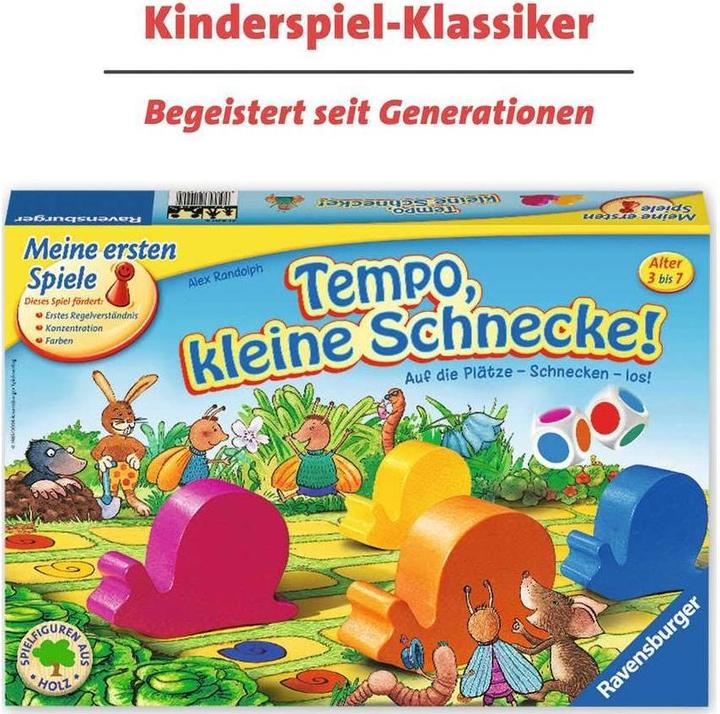 Immagine prodotto Ravensburger Sbrigati, lumachina! (Tedesco)