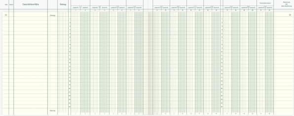 Actual product image König & Ebhardt Vario Journal 11 accounts 48 sheets 30.2x24 (48x)