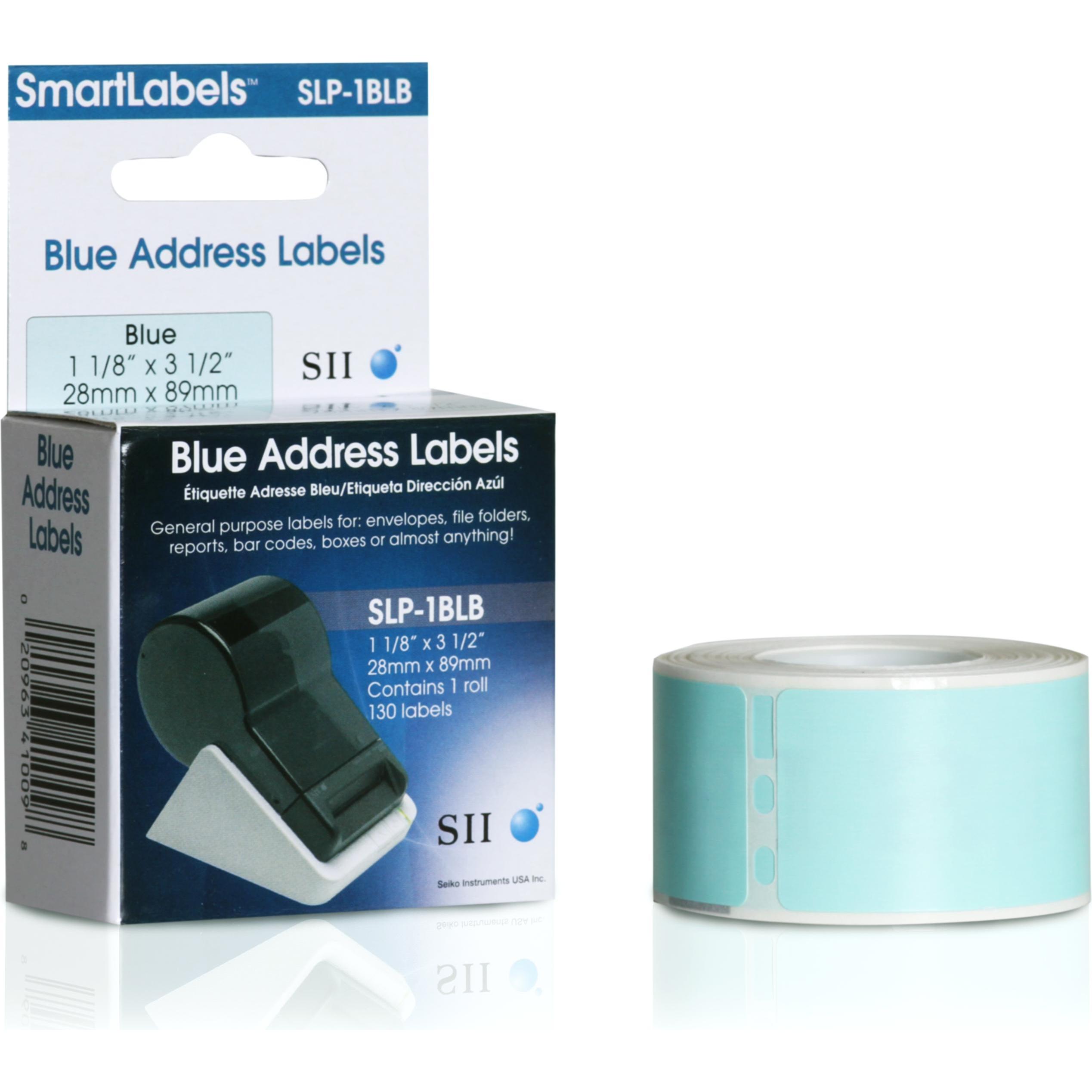 Seiko, Etiketten, SLP-1BLB Adressetiketten, 1 Rolle à 130 Etiketten