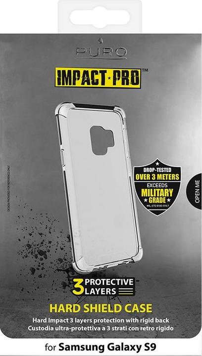 Produktbild Puro Impact Pro Hard Shield - Case for Samsung Galaxy S9 (black) (Samsung Galaxy S9+)