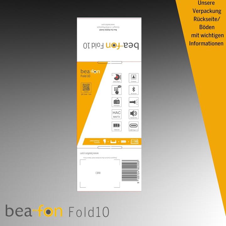 Actual product image Bea-Fon Fold 10, bw (2.20", 0.30 Mpx)