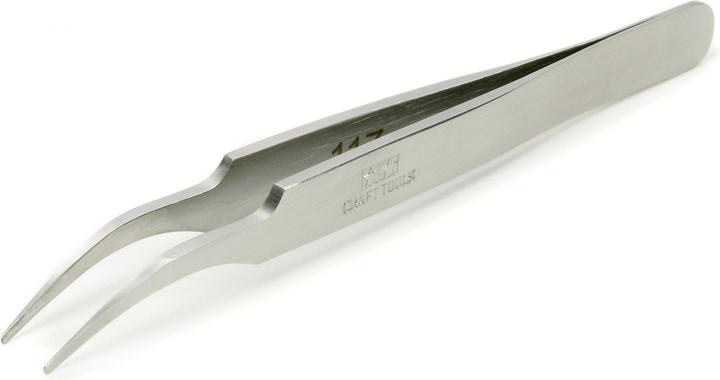 Actual product image Tamiya Tweezers curved