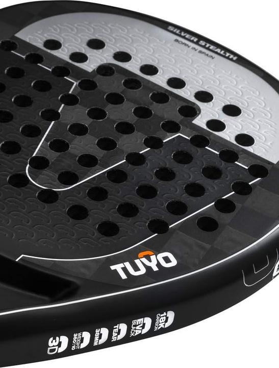 Actual product image Tuyo Silver Stealth Padel Racket
