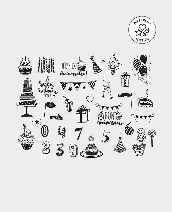 Produktbild I Am Creative Stempelset Happy Birthday