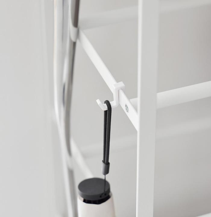 Produktbild Yamazaki TOWER 5-stöckiges Schuhregal mit Holzablage und Rollen