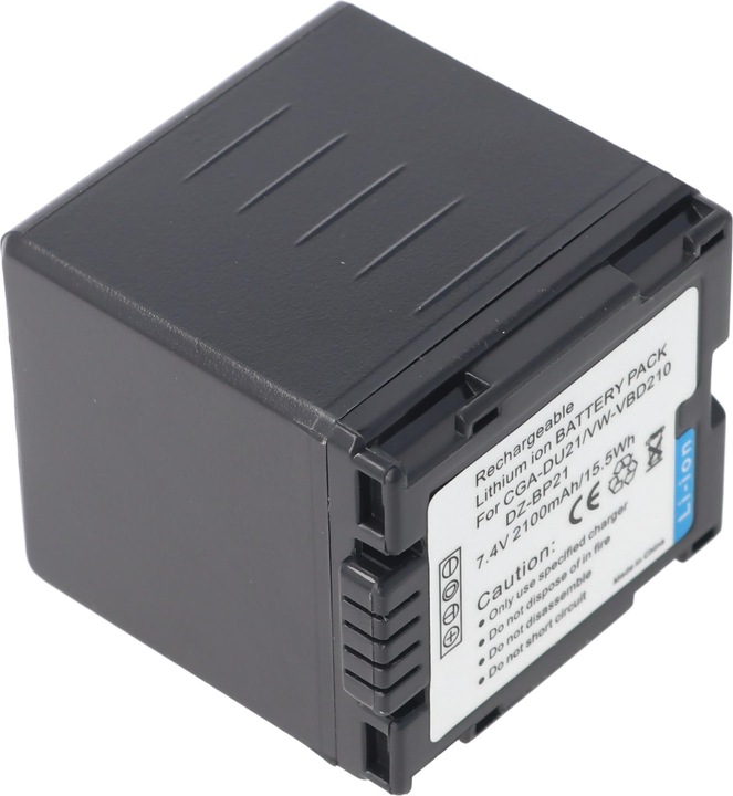 Actual product image Panasonic Battery CGA-DU21 Battery VW-VBD210 (Rechargeable battery)