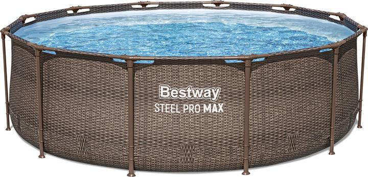 Image du produit Bestway Baseinas support pompe rotin + filtre + échelle 366x100 cm (56709) (366 x 100 cm)