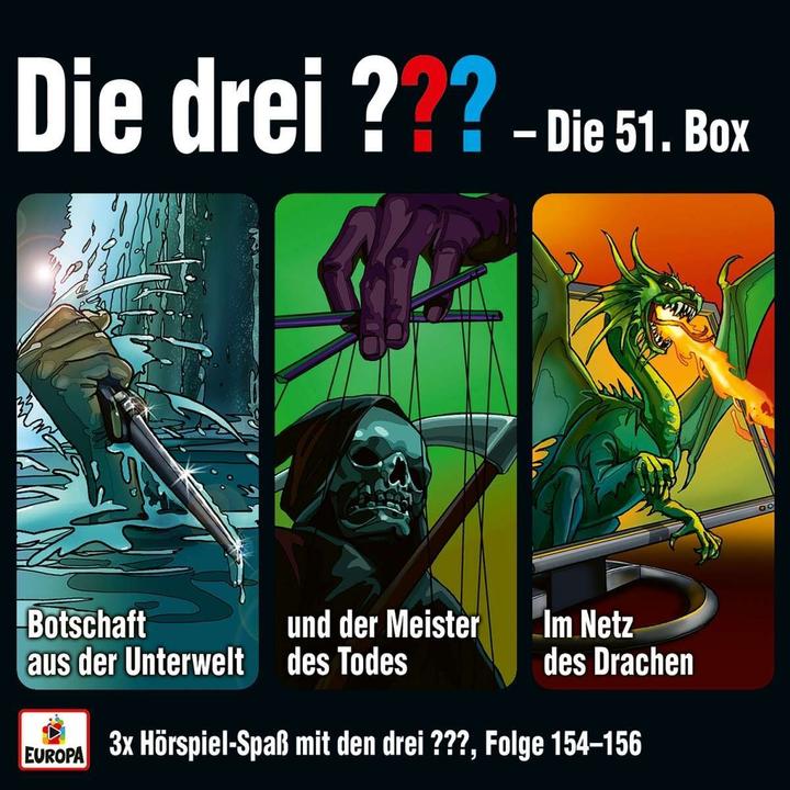 Image du produit Les trois TROIS QUESTIONS - 51 Box (F 154 - 156) (Kari Erlhoff, Allemand)