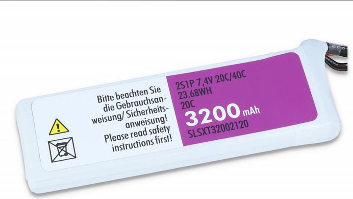 Image du produit SLS XTRON 3200mAh 2S1P 7,4V 20C/40C (7.40 V, 3200 mAh)