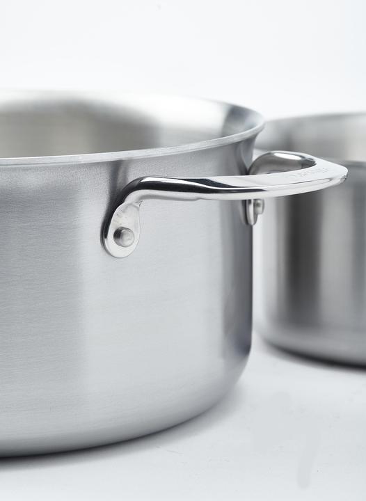 Produktbild de Buyer Bratentopf Alchimy stahlgrau (Bräter + Schmortopf, Edelstahl, 24 x 12.40 cm)