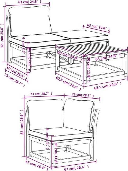Produktbild vidaXL Samantha