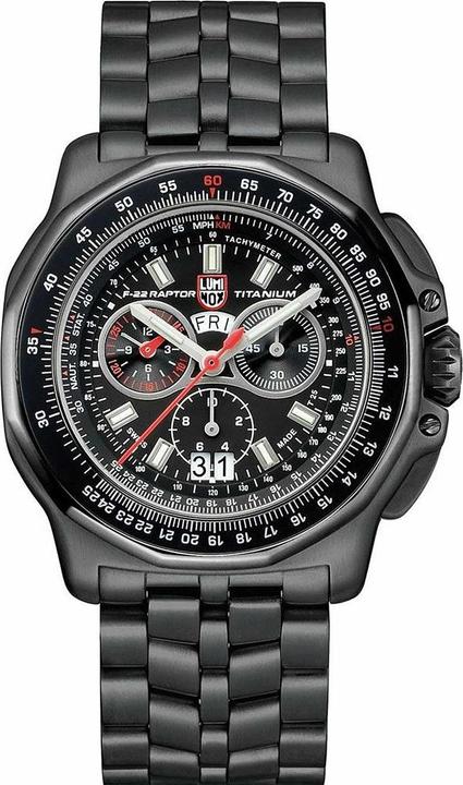 Actual product image Luminox XA.9272 F-22 Raptor (Chronograph, Swiss made, Pilot watch, 44 mm)