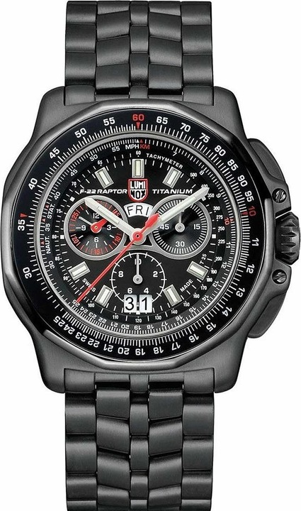 Immagine prodotto Luminox XA.9272 F-22 Raptor (Cronografo, Fatto in Svizzera, Orologio da pilota, 44 mm)