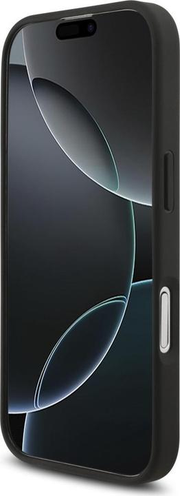 Productafbeelding Lacoste - Hardcase Iconic Petit Pique MagSafe (LCHMP17SPVCK) - iPhone 17 - Black (Apple iPhone 17)