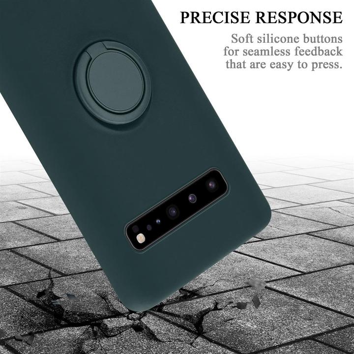 Actual product image Cadorabo TPU Liquid Ring Silicone Case Cover (Samsung Galaxy S10 5G)
