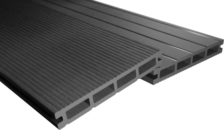 Produktbild ® 26m² Anthrazit WPC Terrassendielen Komplettset