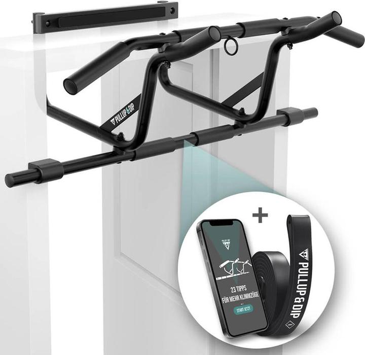 Pullup & Dip Barre de traction avec bande de traction