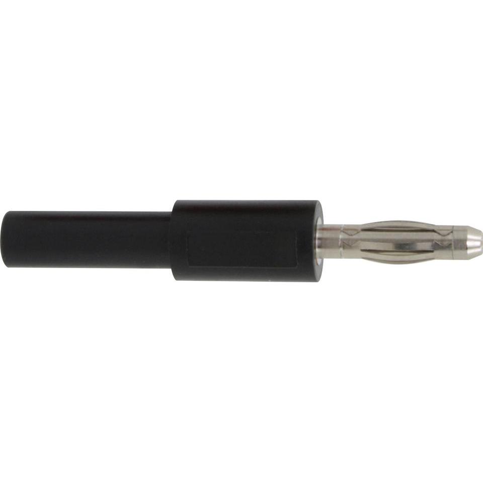 Donau Adapter Stecker 4mm Buchse 2mm Schwarz, Elektronikkabel + Stecker, Schwarz