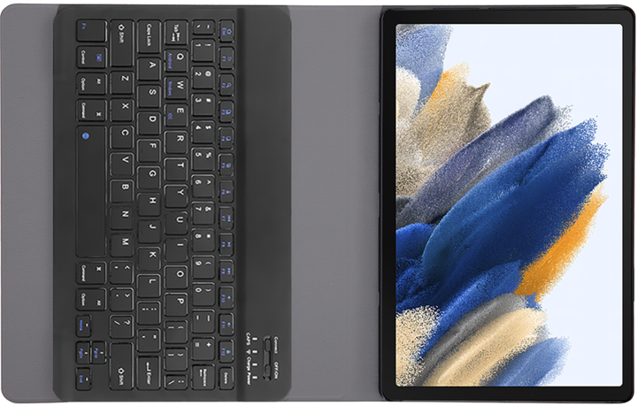 Produktbild Cazy Tastatur Hülle Kompatibel mit Samsung Galaxy Tab A8 - Schutz Etui mit magnetisch Abnehmbarer (Eng. Int., Galaxy Tab A8)