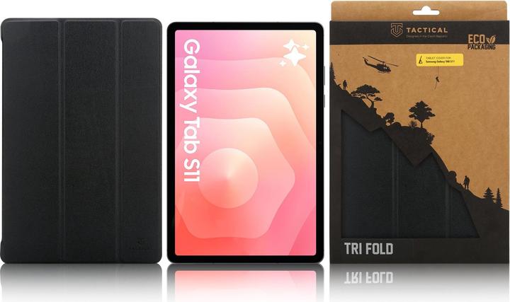 Produktbild Tactical Book Tri Fold Case for Samsung Galaxy TAB S11 Black (Samsung Galaxy Tab S11)