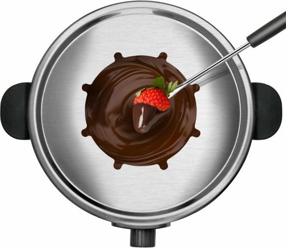 Actual product image Taurus FF2 Fondue Machine, 2L (Cheese fondue, Chocolate fondue)