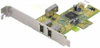 Actual product image Dawicontrol DC-1394 PCIe - 2+1 - Port IEEE 1394 FireWire PCI-Express Controller