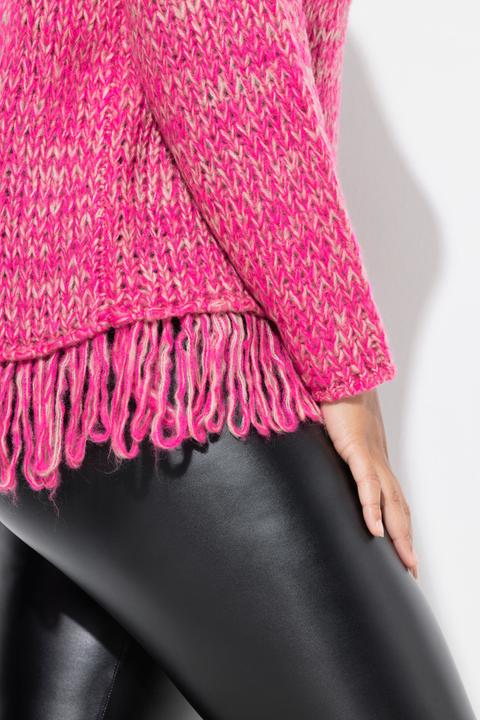 Produktbild Angel of Style Pullover, Loose Fit, Fransen am Saum (54)