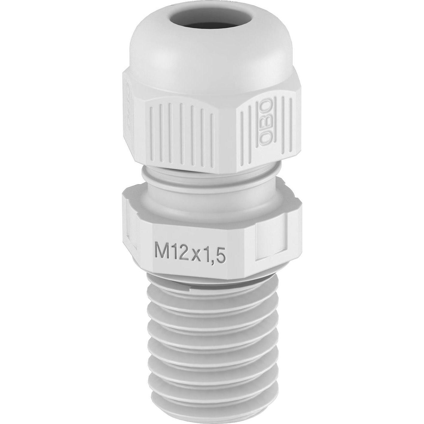 OBO Bettermann, Collegamento per cavi, Pressacavo V-TEC VM lungo M20 grigio chiaro