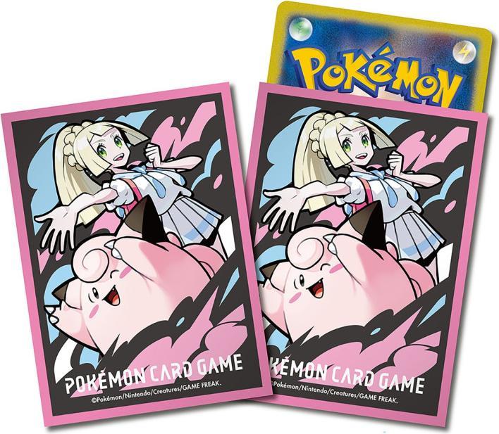 Actual product image Pokémon Pokemon Center Deck Sleeves Lillie & Clefairy