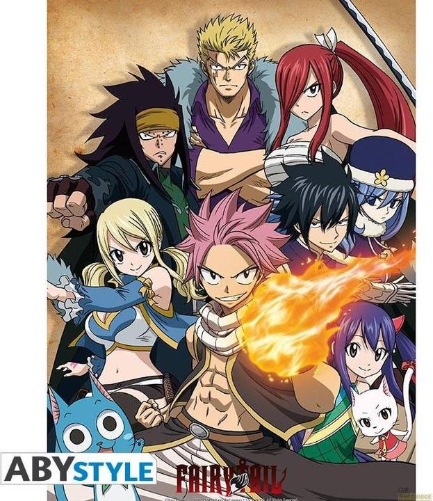Actual product image ABYstyle Fairy Tail - Group (52 x 38 cm)