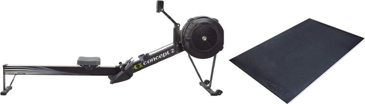 Produktbild Concept2 Modell D mit PM5 Monitor und Schutzmatte