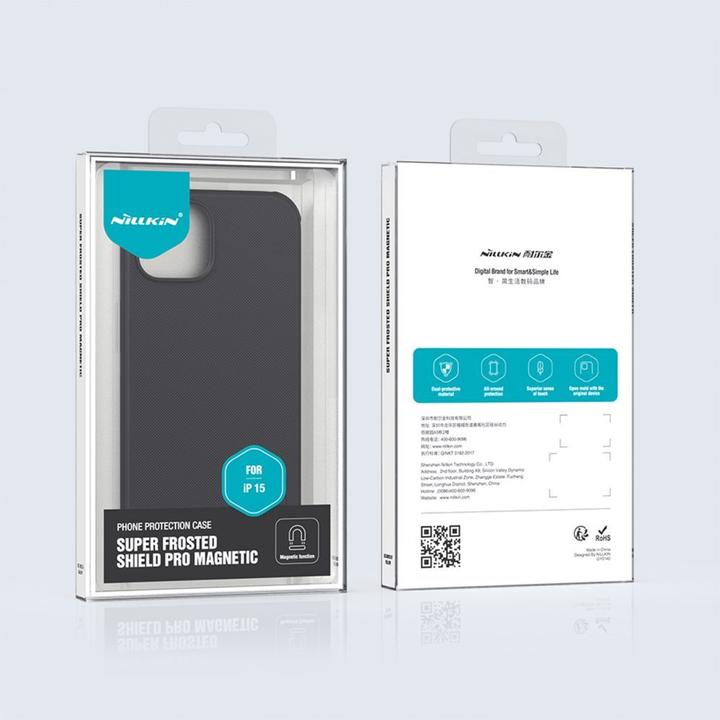 Actual product image Nillkin Super Frosted Shield MagSafe Series Cover (Apple iPhone 15)