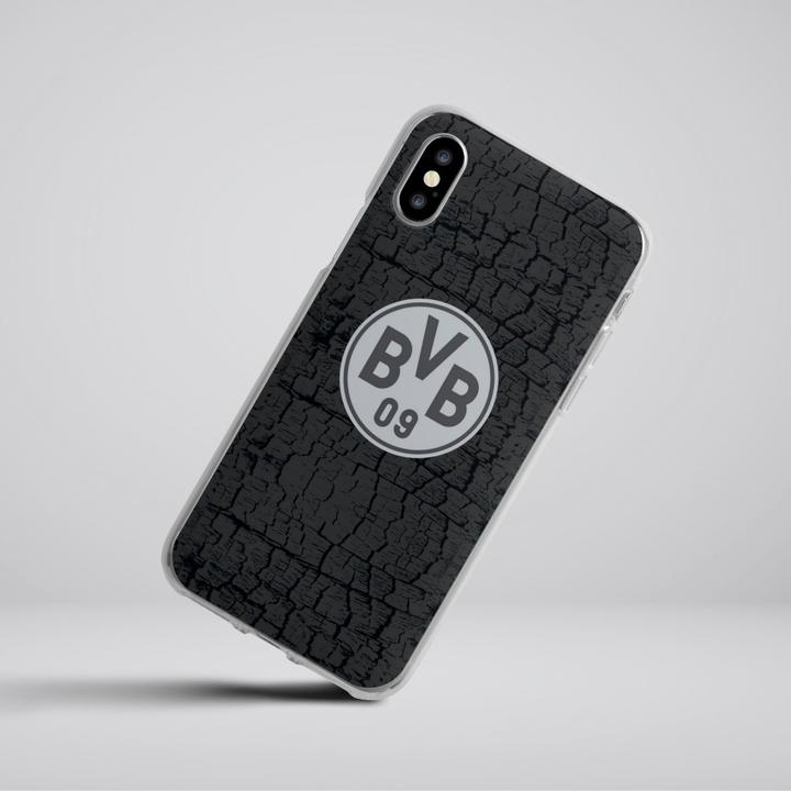 Produktbild DeinDesign Silikon Hülle für Apple iPhone X Handyhülle Case Smartphone Schutzhülle BVB Borussia Dortmund (Apple iPhone X)