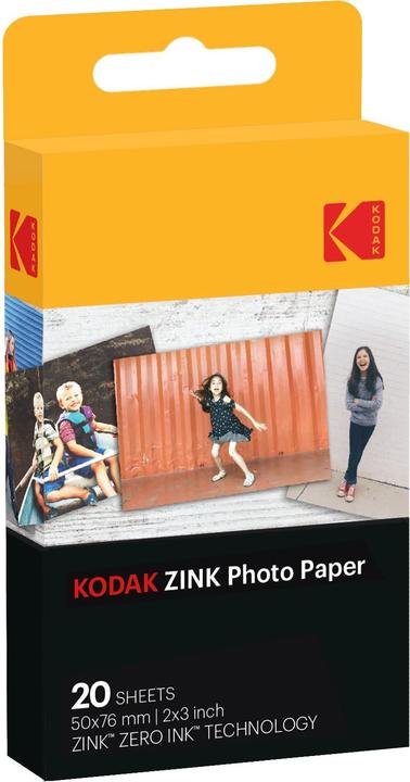 Kodak Instant film 2x3 - 20 pack (Snap touch, snap, Mini 2, M230, Printomatic, Mint)