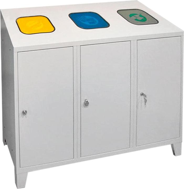 Produktbild ADB Wertstoff Sortiersystem Abfalltrenner 3x120l (120 l)
