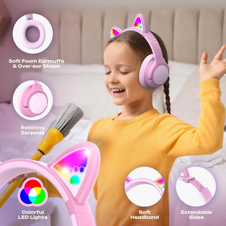 Produktbild PowerLocus Bobo Bluetooth-Kopfhörer für Kinder