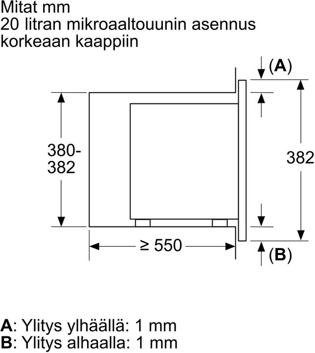 Image du produit Bosch Hausgeräte BFL623MS3 (20 l)